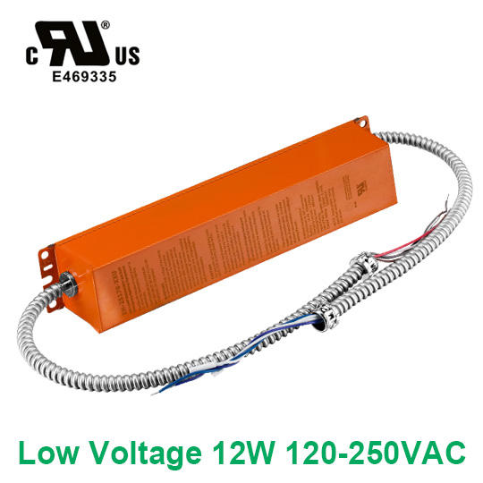 Low Voltage 12W 120-250VAC  LED Emergency Backup