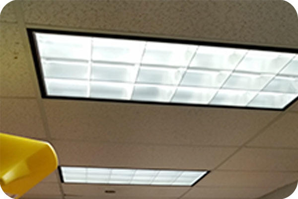 OKT Recessed Led Panel Light And T8 Led Tube In Sports Store-VC Canada