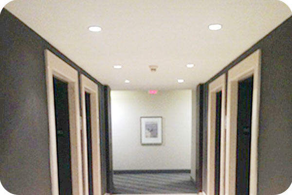 4inch Recessed LED Can Light in Hotel-Toronto Canada