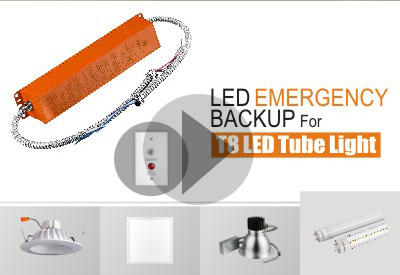 Installation Of LED Emergency Backup For 4FT T8 LED Tube Light