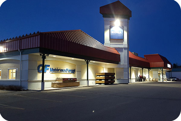 OKT Lighting 10inch 54W Commercial Downlight Installed In The Store In Quebec