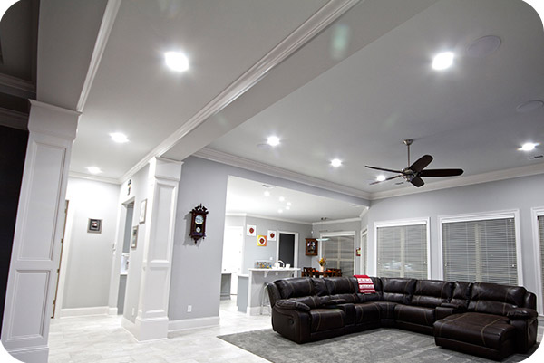 OKT 13w LED Retrofit Downlight in House - Louisiana, in 2014