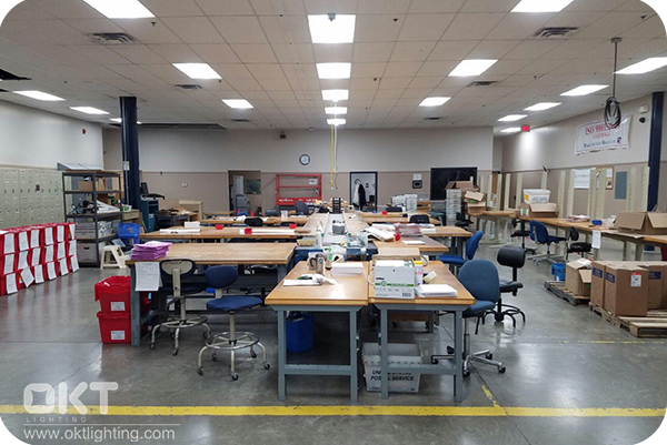OKT 2ft.by 4ft. Recessed Panel Lights In Santas' Workshop