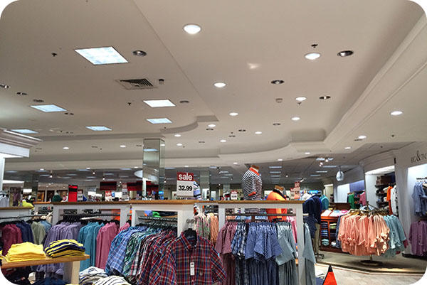 OKT LED Commercial Downlight in Shopping Mall - North Carolina