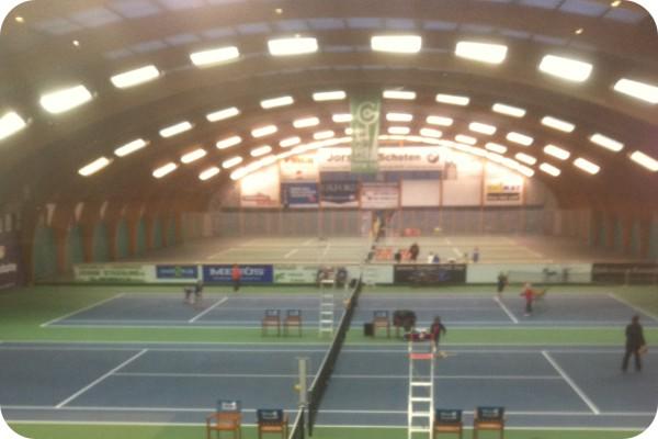 OKT T8 LED Tube in Tennis Court - Antwerp, Belgium