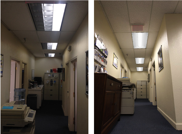 retrofit fixture repacement fluorescent lights