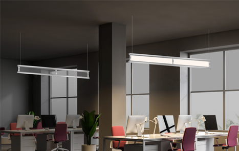 suspended led lighting fixtures